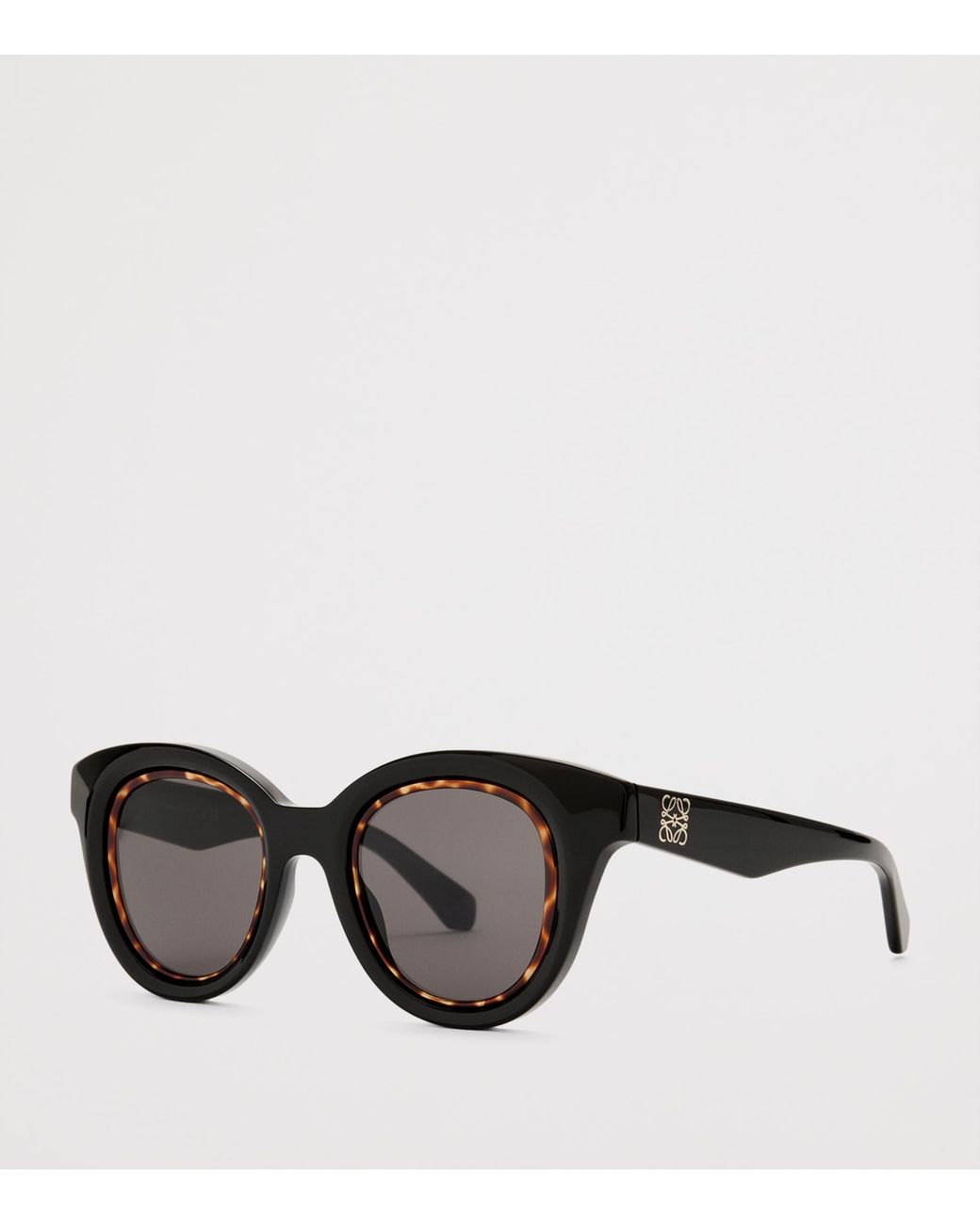 Loewe Black Mini Anagram Butterfly Sunglasses