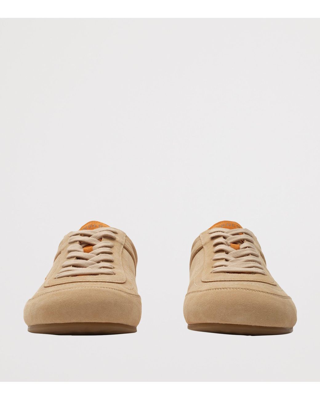 Burberry Brown Suede Knight Runner Sneakers for men