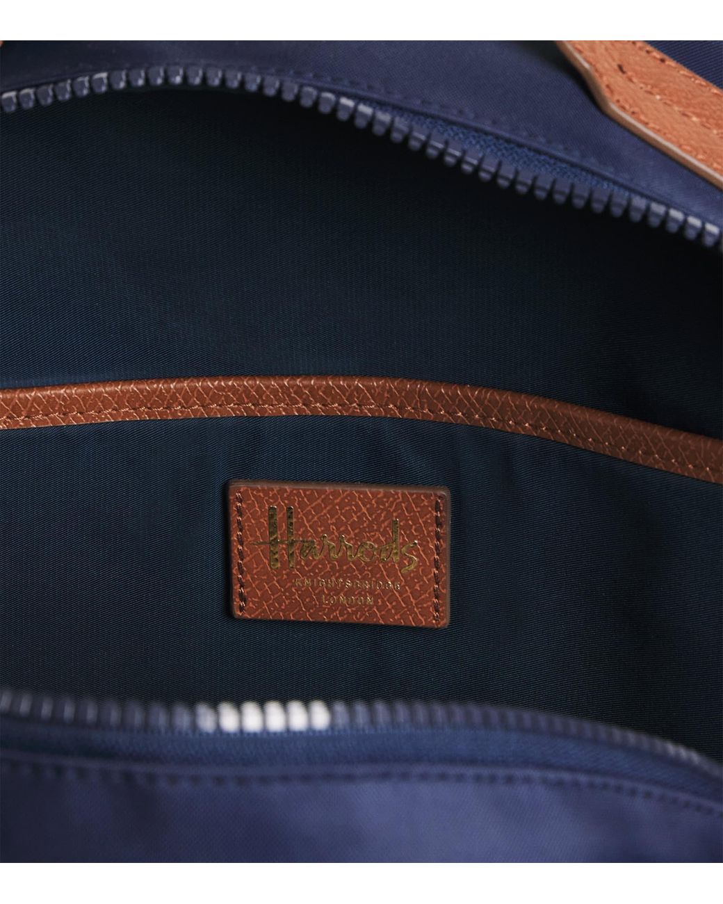 Harrods Blue Nylon Backpack