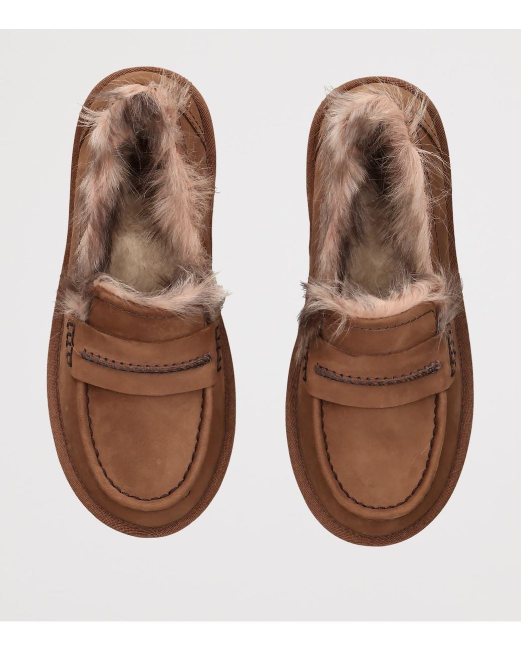 Ugg Brown Nubuck Ellis Loafers