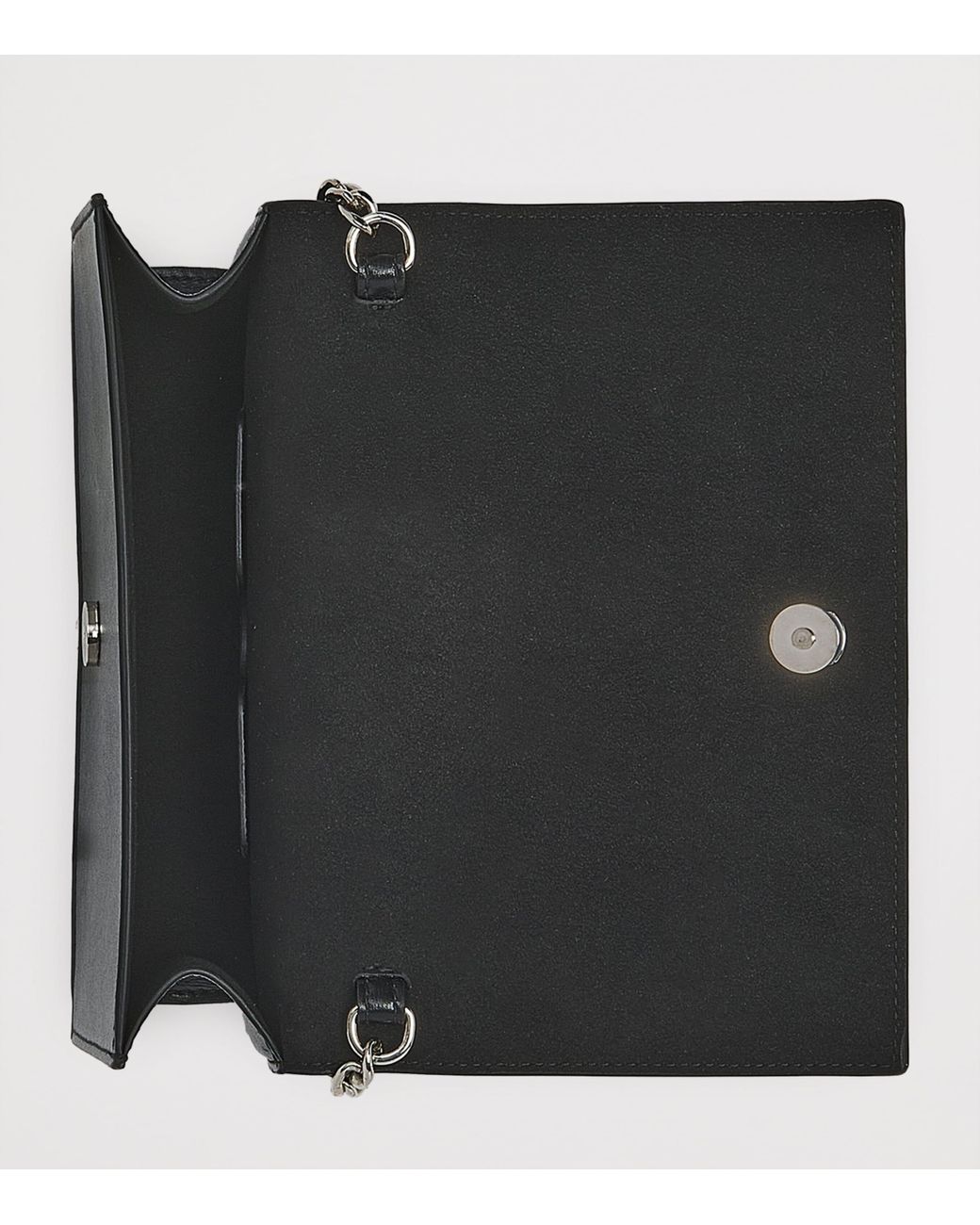 Alexander McQueen Black Small Leather Skull Cross-Body Bag