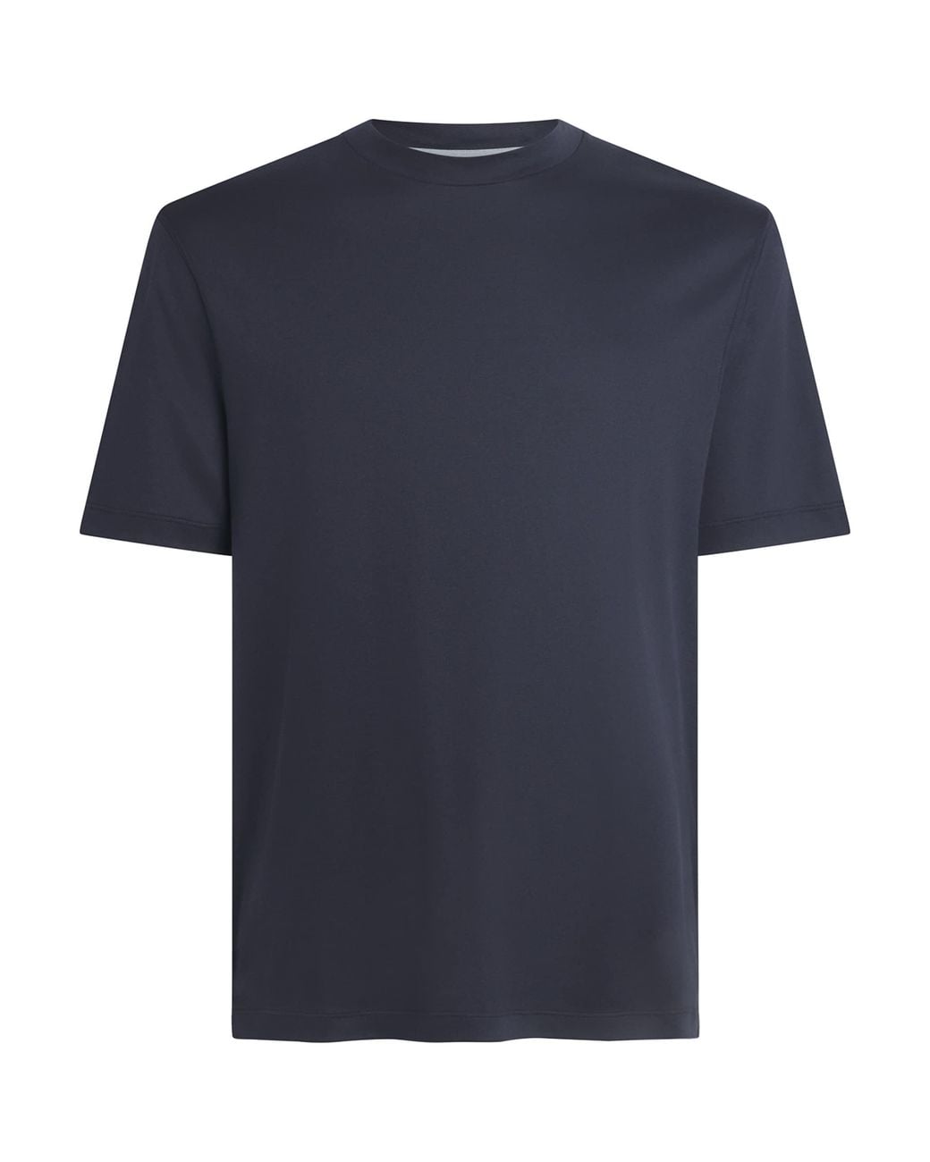 Canali Blue Cotton T-Shirt for men