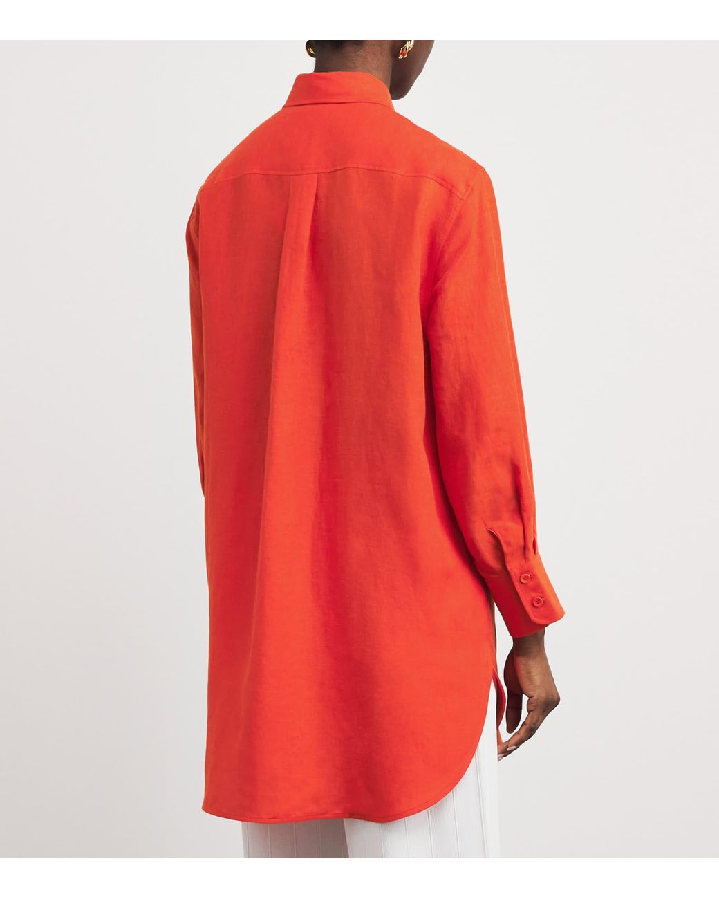 Eres Red Linen Mignonette Shirt