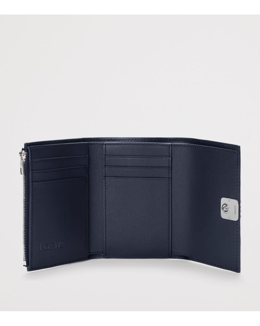 Loewe Blue Small Leather Anagram Wallet