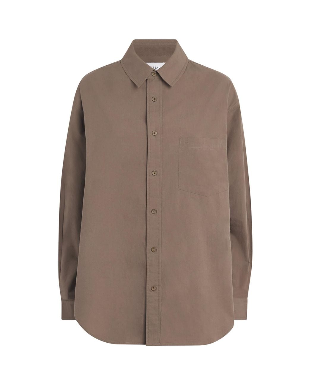 Matteau Brown Organic Cotton Relaxed Shirt