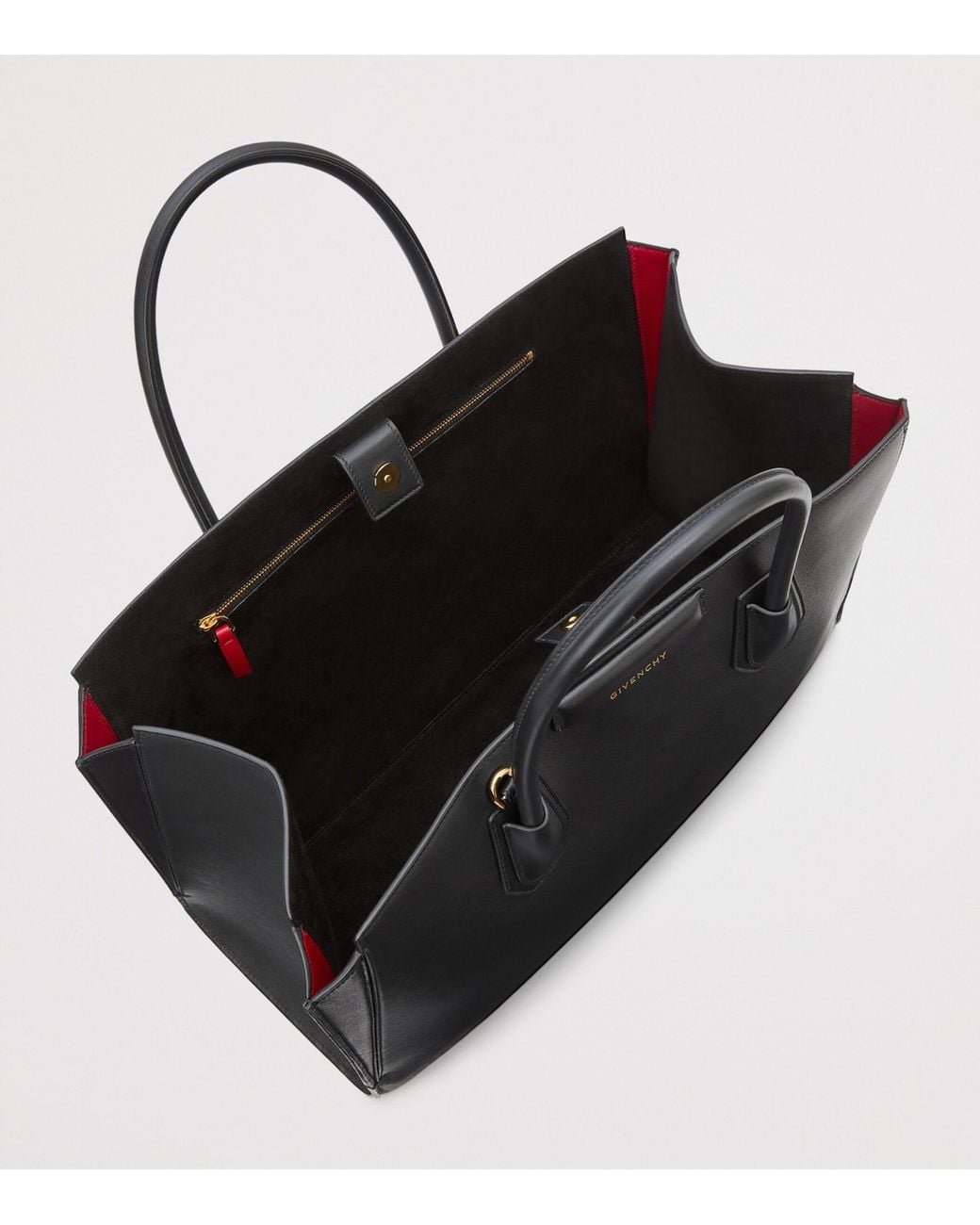 Givenchy Black Medium Antigona Catchall Top-Handle Bag