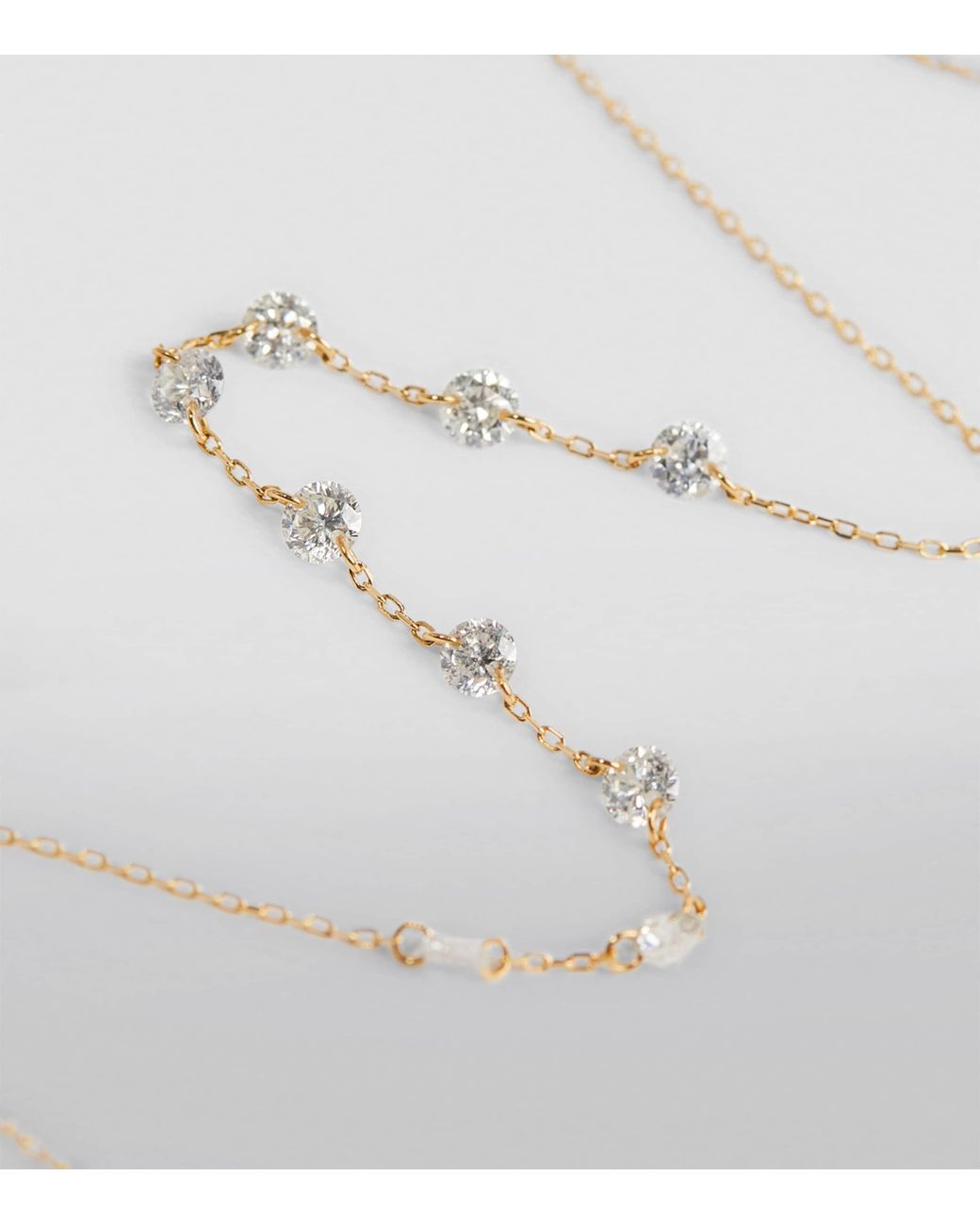 PERSÉE White And Diamond 9-Stone Danaé Necklace