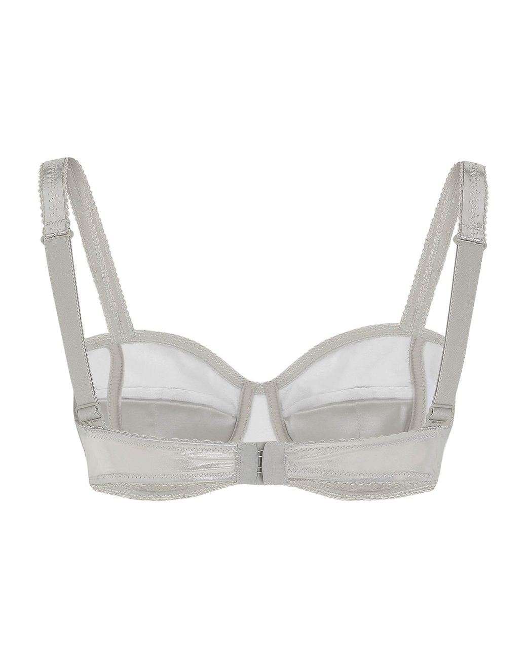 Dolce & Gabbana Gray Foiled Balconette Bra