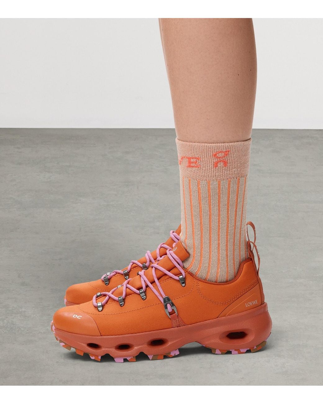 Loewe Brown X On Cloudsolo Hiker Sneakers