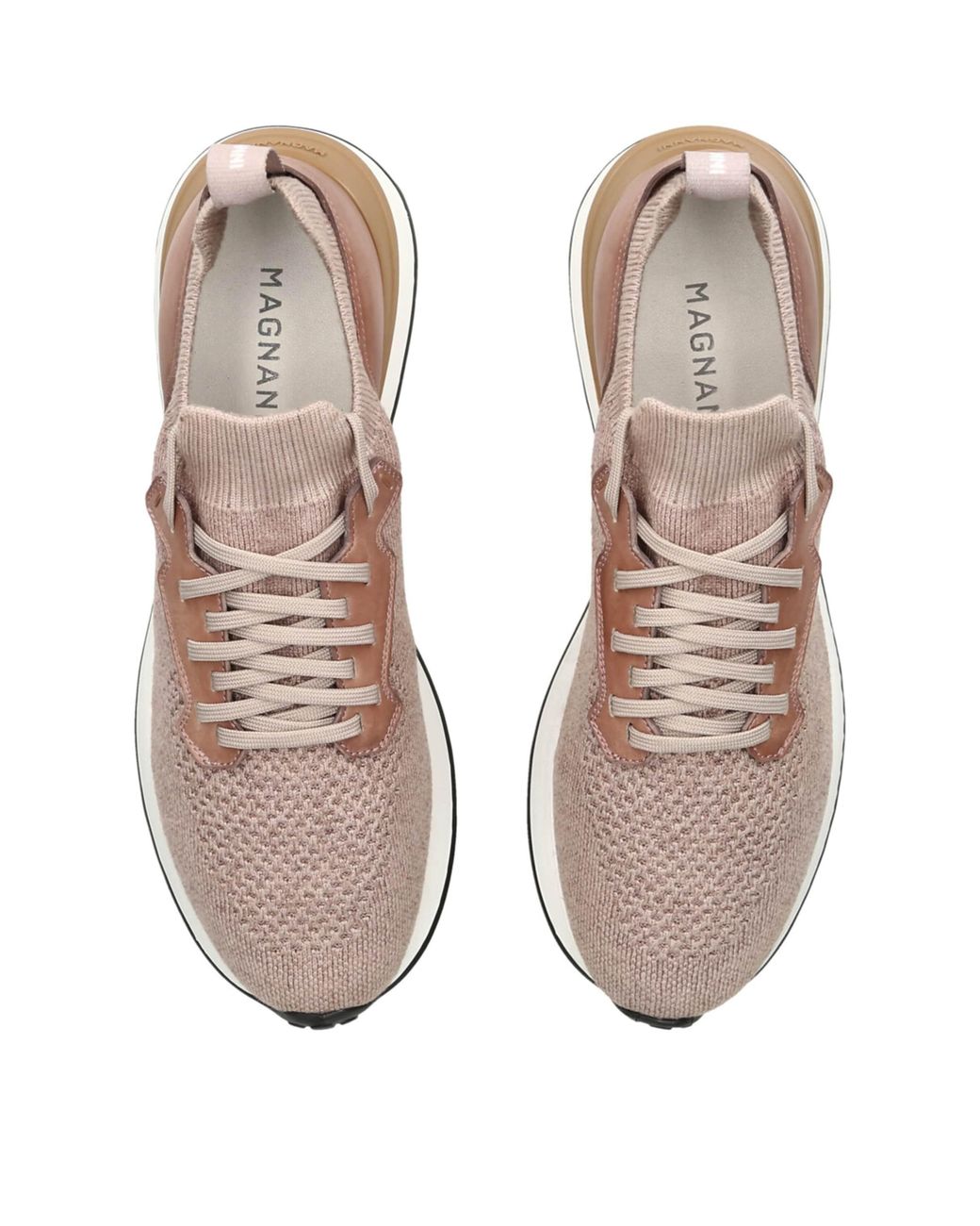Magnanni Shoes Pink Stratus Lyteknit Sneakers for men