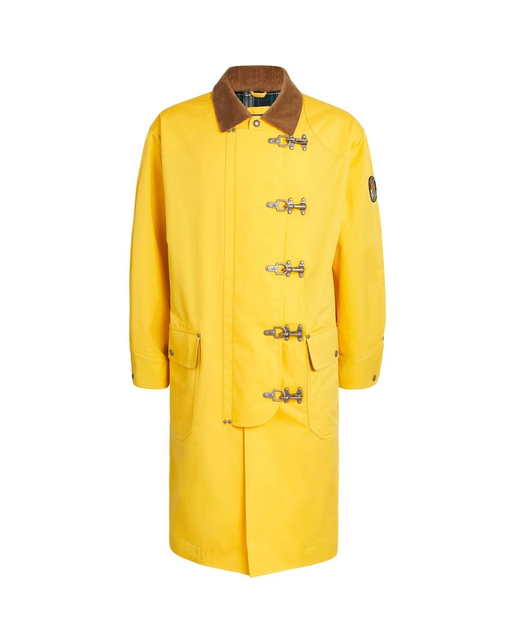 Ralph Lauren ダッフルコート S イエロー Polo Ralph Lauren Corduroy-Collar Duffle Coat in Yellow for Men