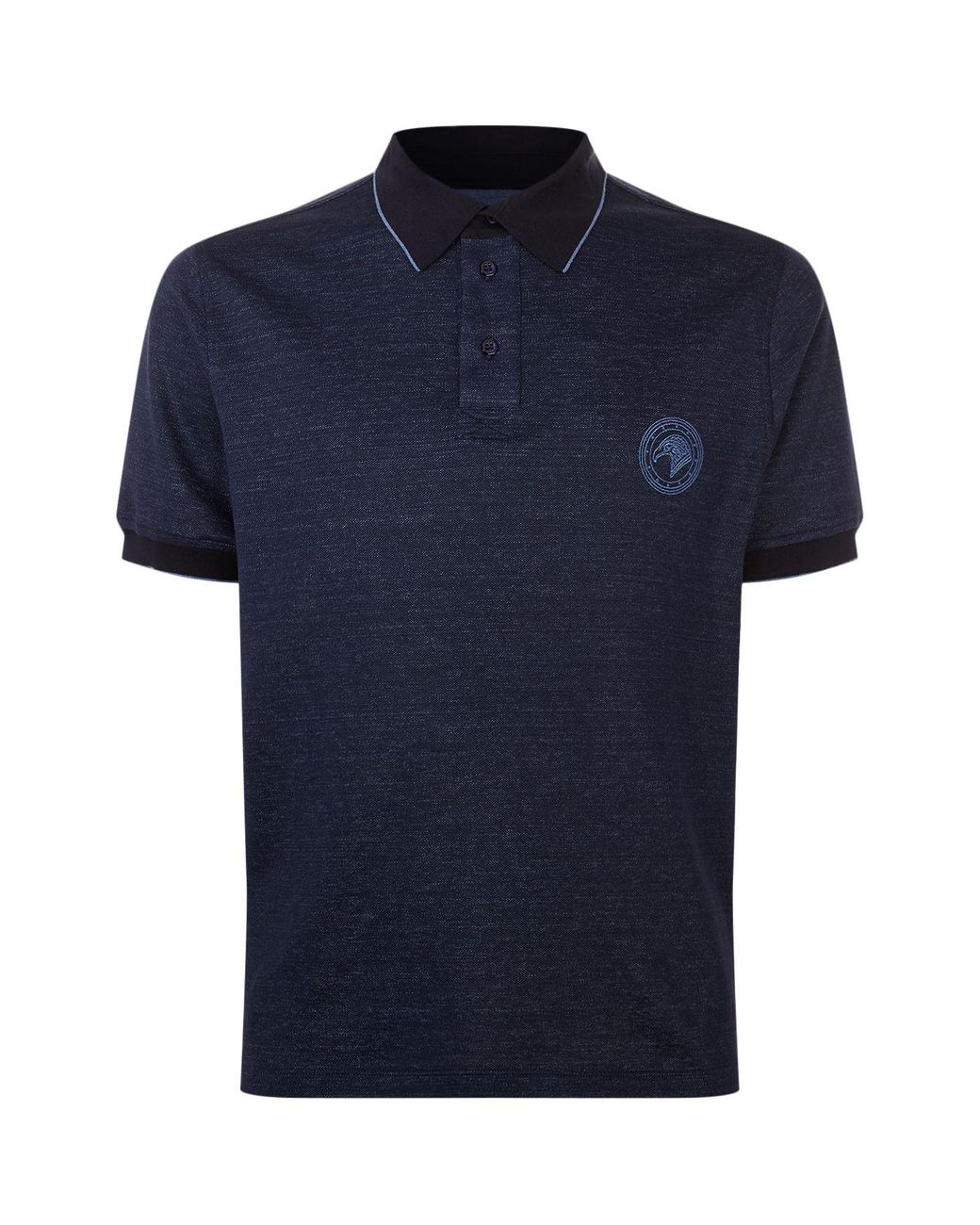 Stefano Ricci Eagle Logo Polo Shirt in Blue for Men | Lyst