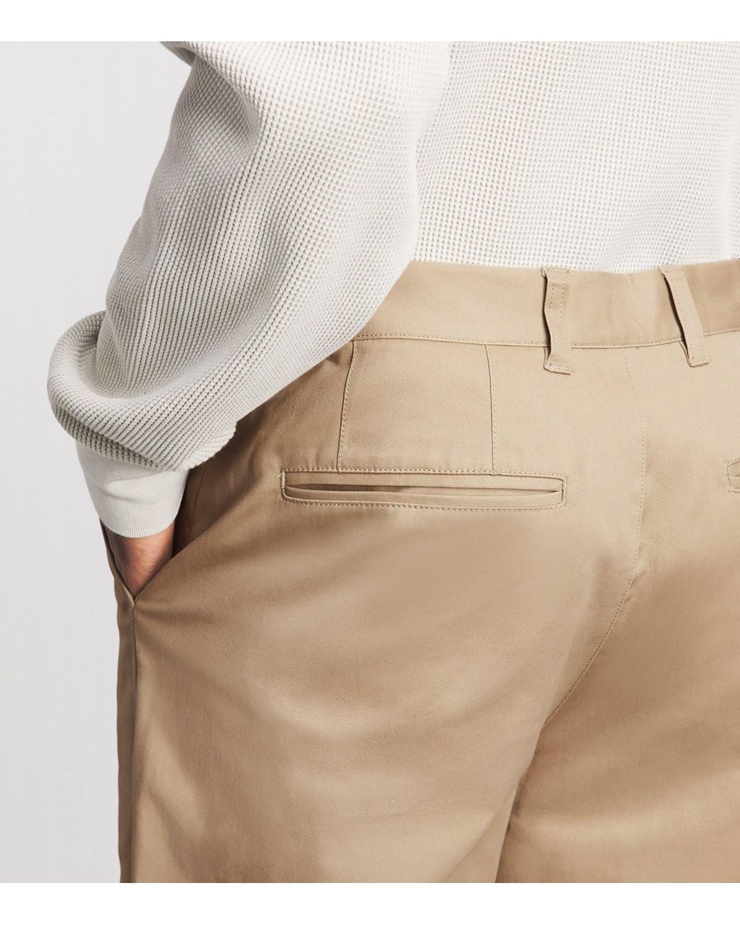 Barbour Natural Stretch-Cotton Sateen Tapered Chinos for men