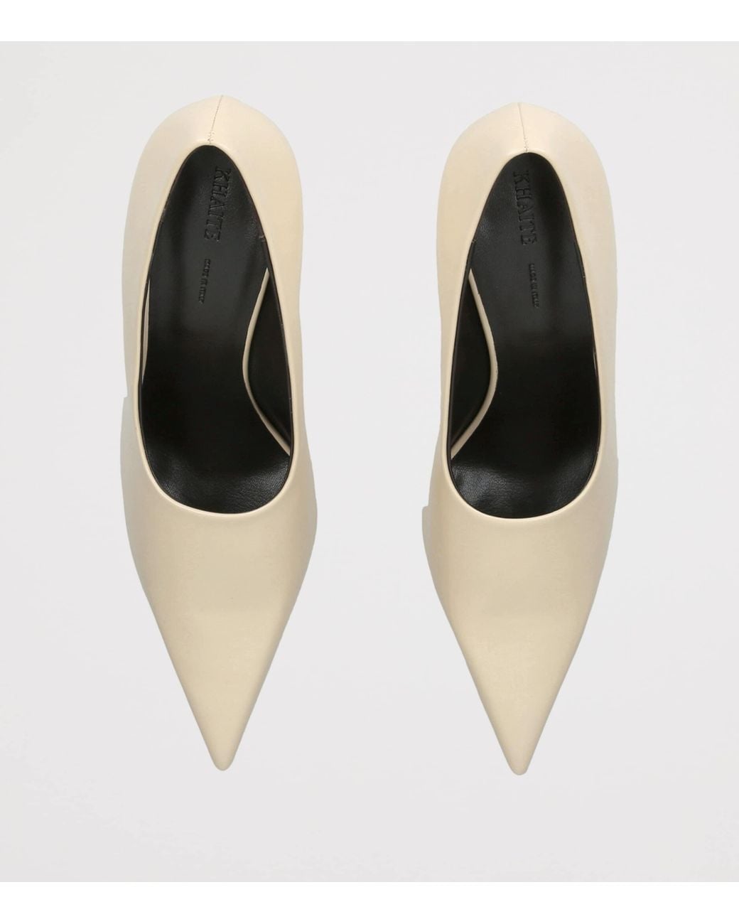 Khaite Natural Leather Colleen Pumps 75