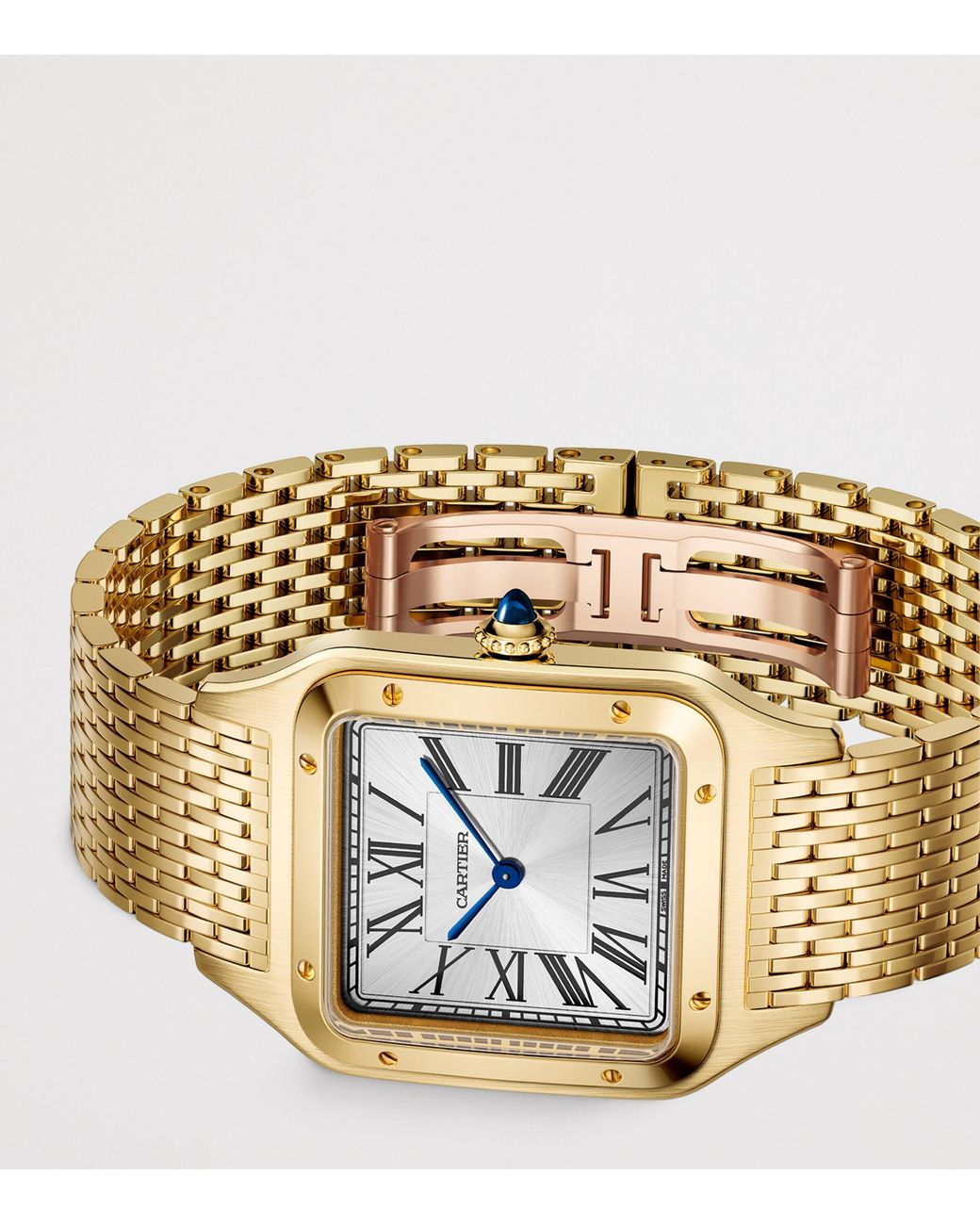 Cartier Metallic Large Santos-Dumont Watch