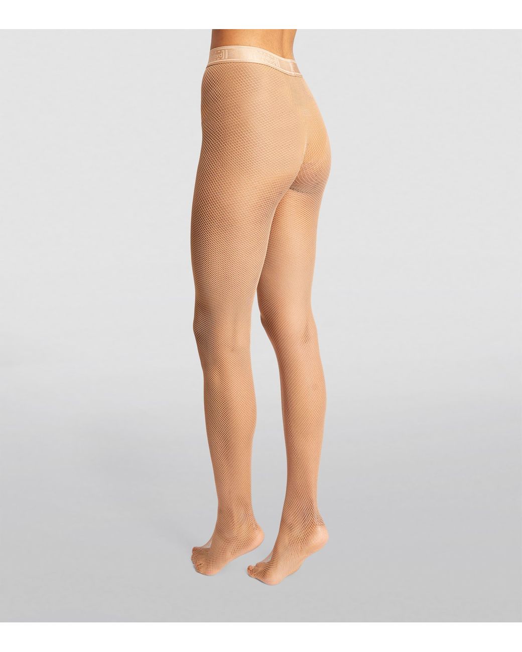 Wolford White Twenties Econyl Fishnet Tights