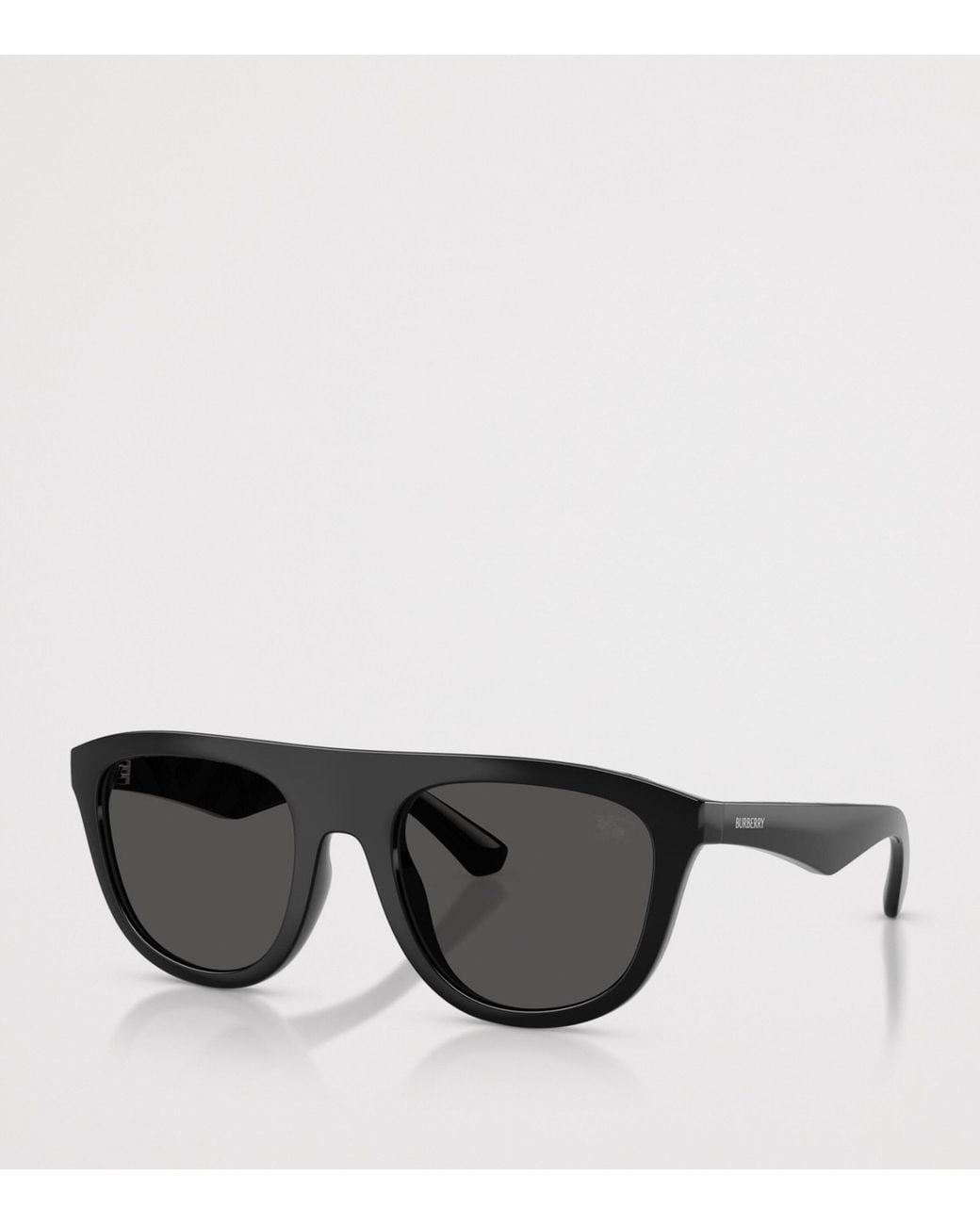 Burberry Black Acetate Square Sunglasses for men