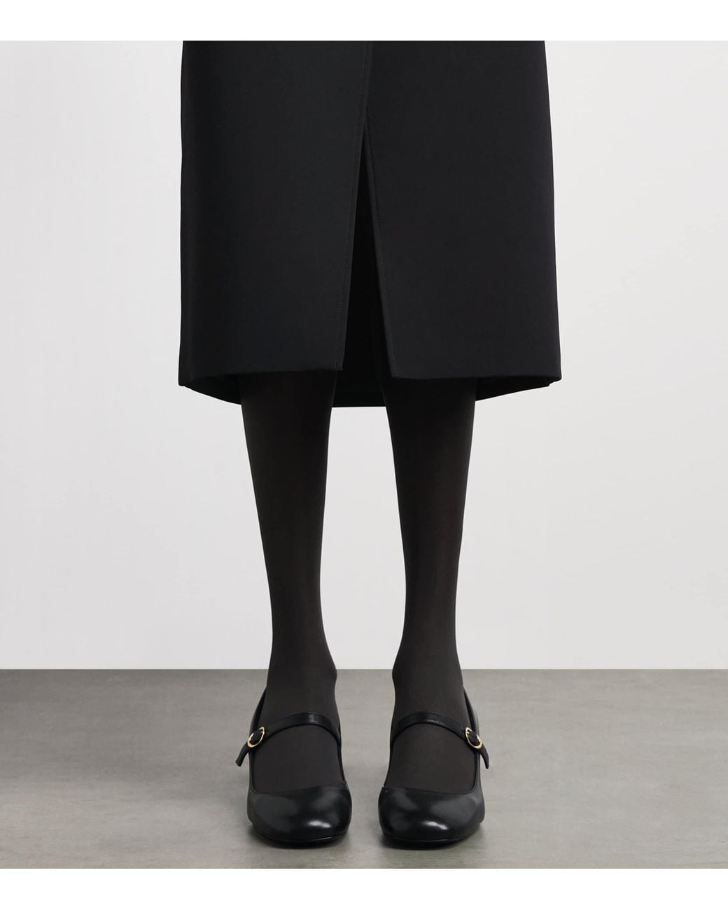 Claudie Pierlot Black Button-Front Midi Skirt