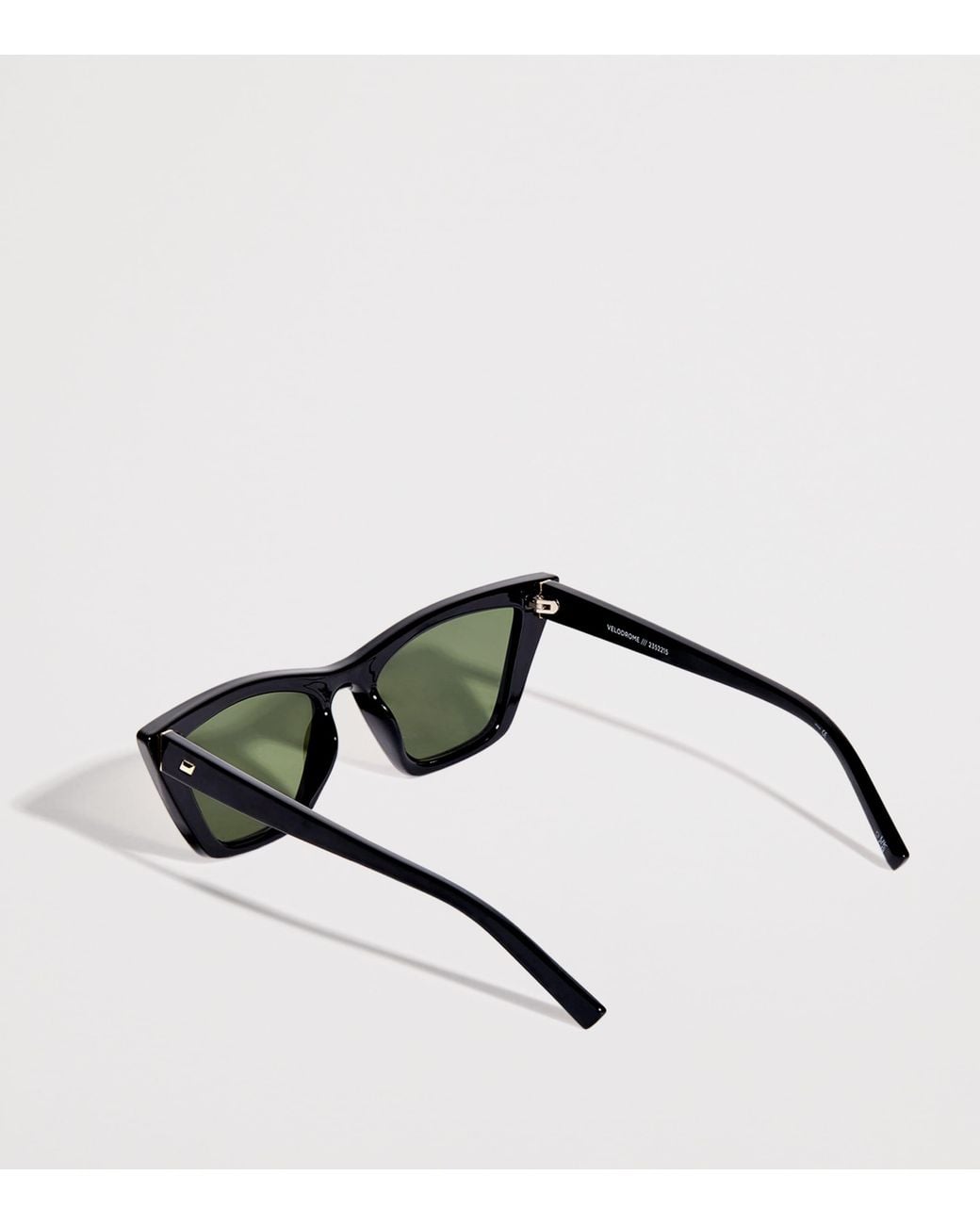 Le Specs Green Cat Eye Velodrome Sunglasses