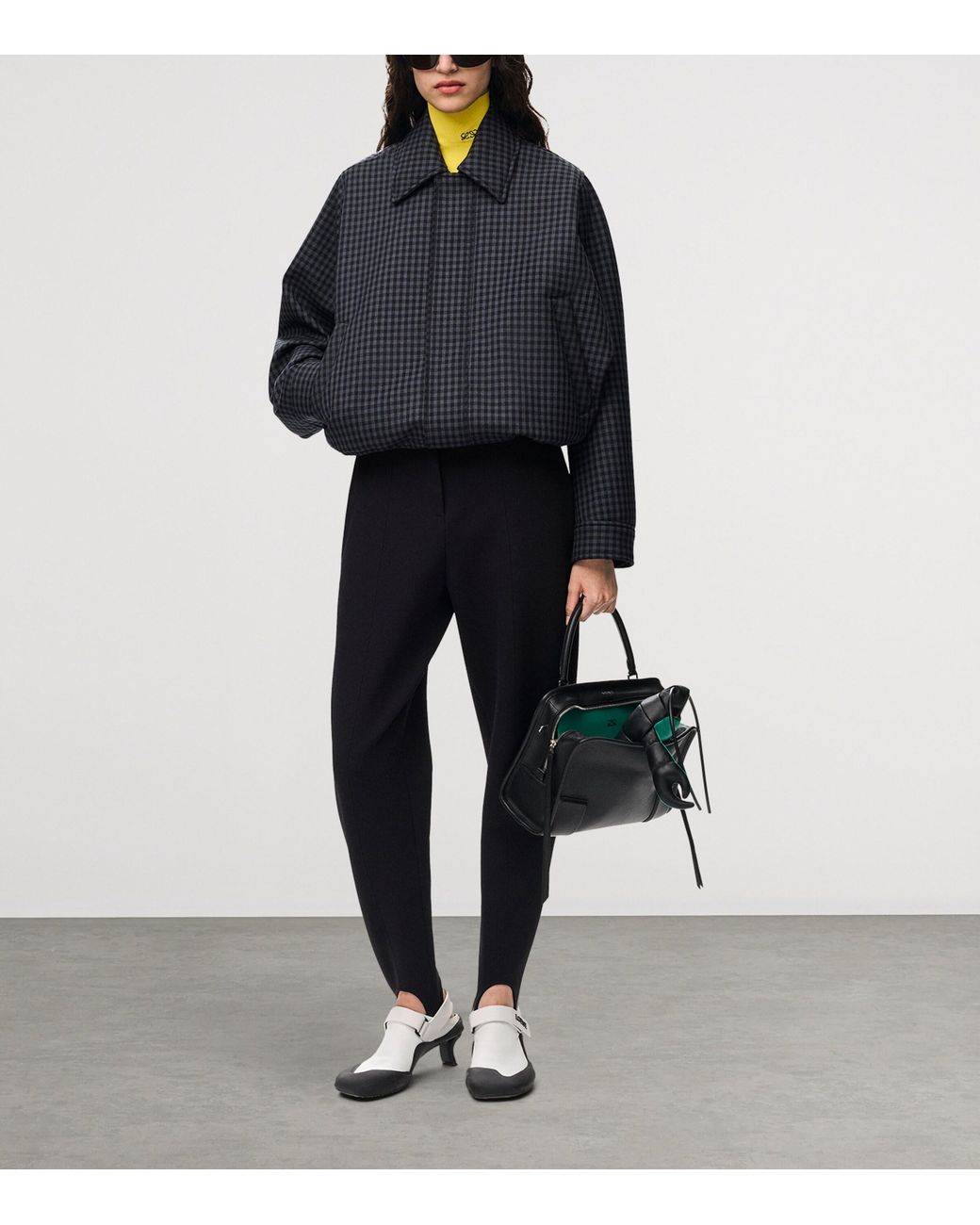 Loewe Blue Wool-Blend Drawstring Jacket