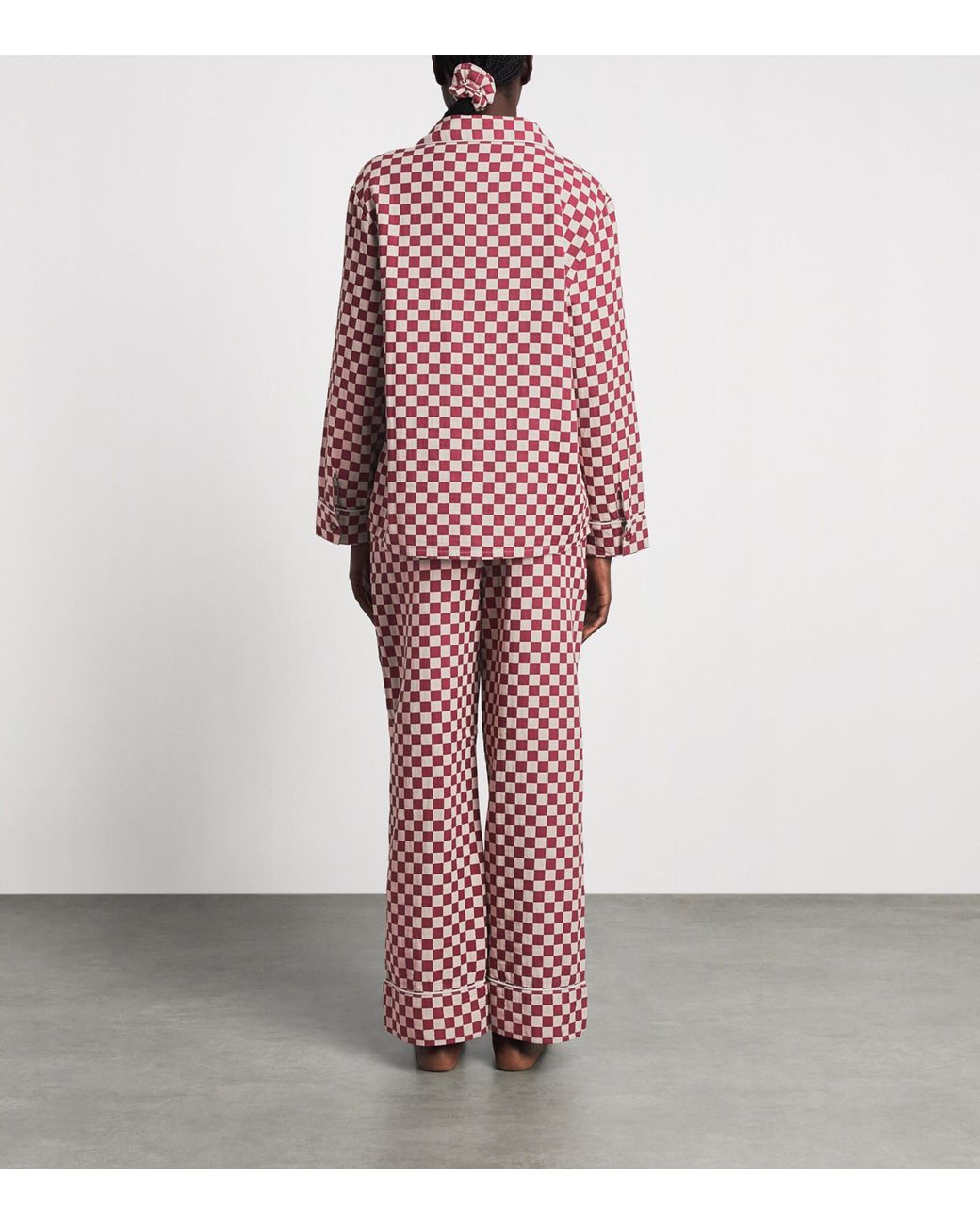 TBCo Red Cotton Checkerboard Pyjama Set