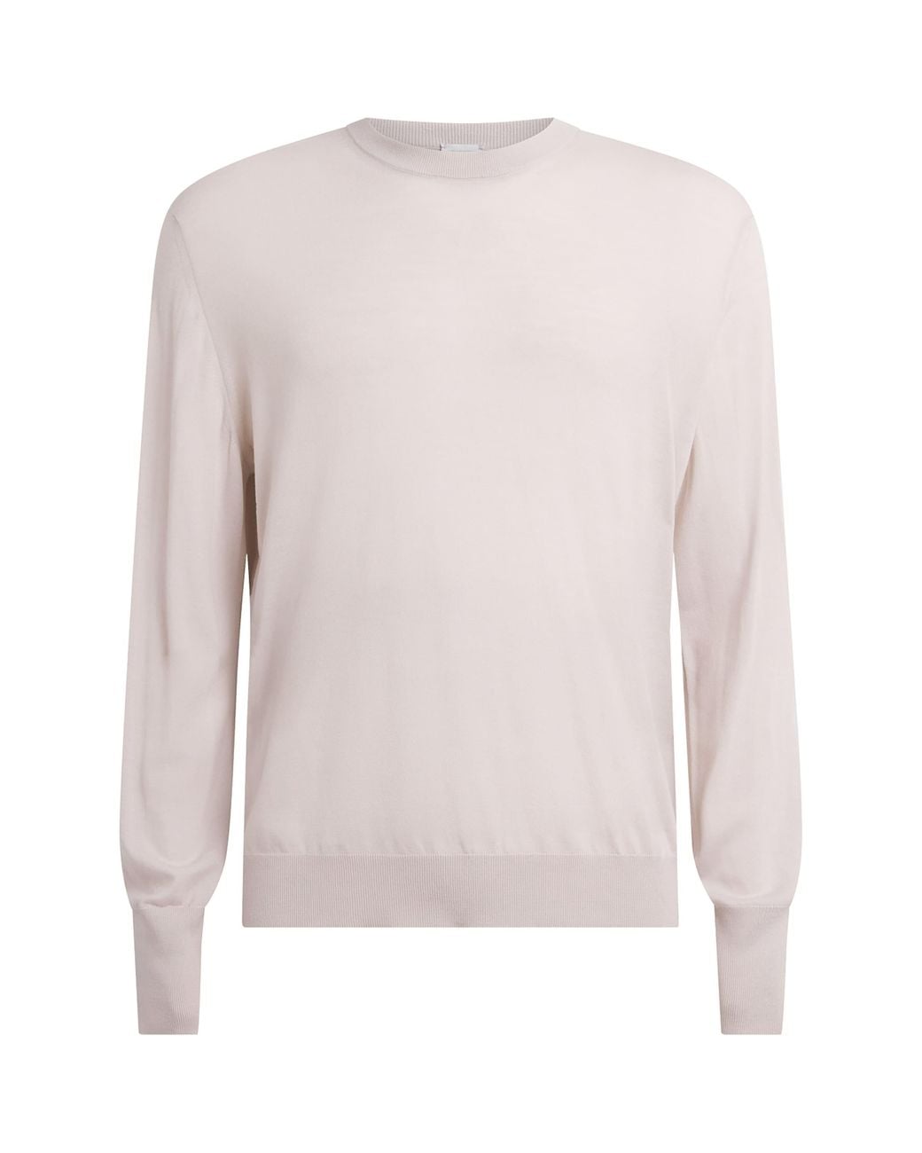 Eleventy Pink Wool Crew-Neck Sweater for men