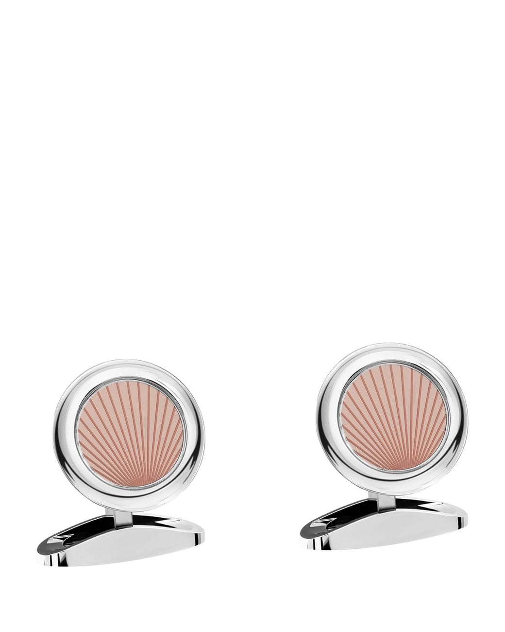Chopard Pink Stainless Steel L.U.C. Cufflinks for men