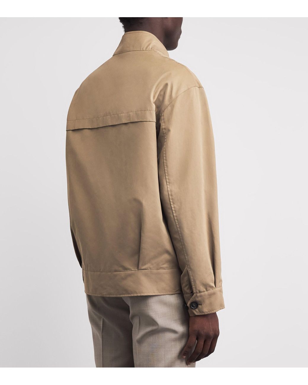 James Purdey & Sons Natural Cotton Dunfee Driving Coat for men
