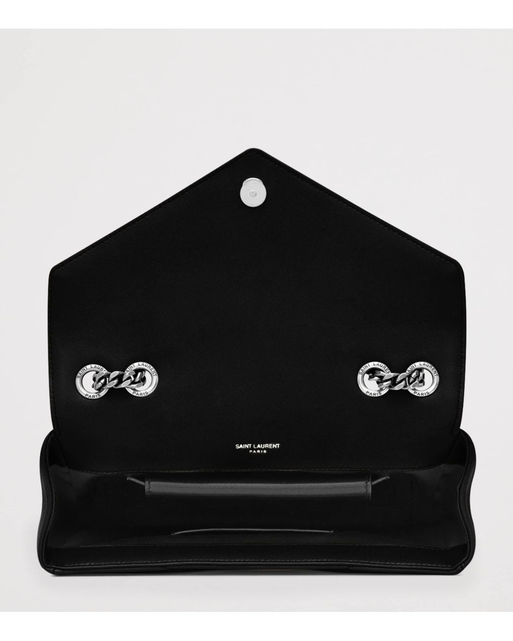 Saint Laurent Black Small Matelassé Loulou Shoulder Bag