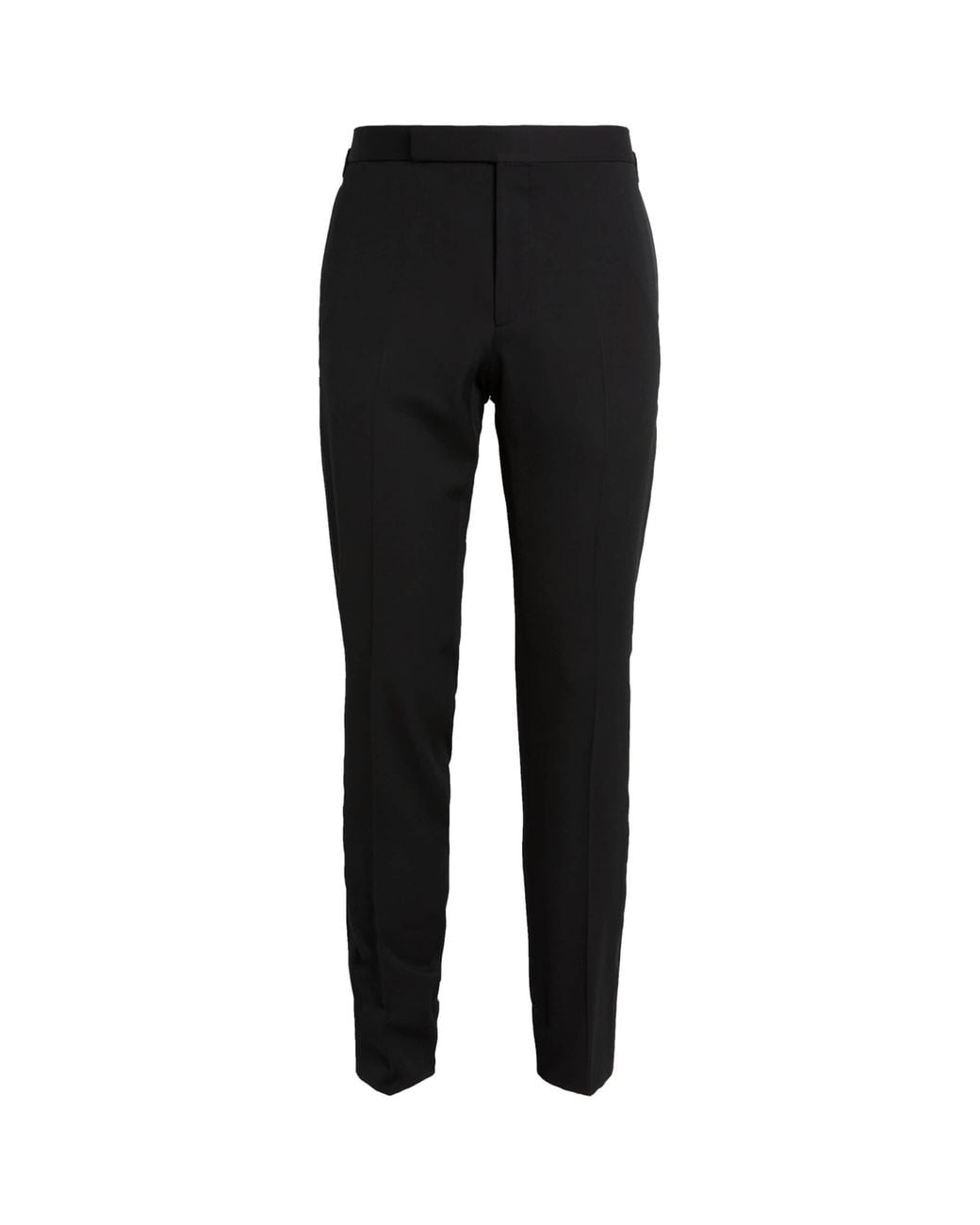 Ralph Lauren Black Wool Tuxedo Trousers for men