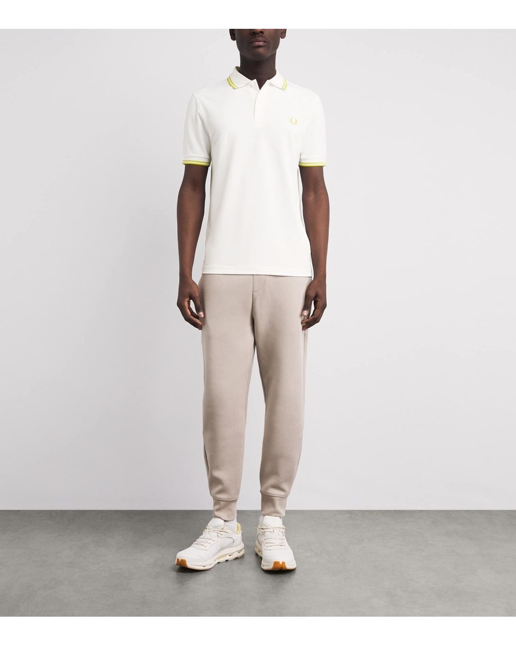 Fred Perry White Tennis Polo Shirt for men