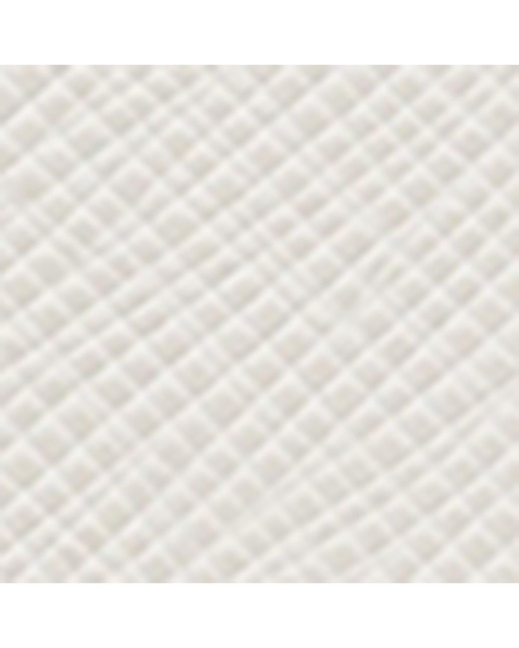 Prada White Saffiano Leather Luggage Tag