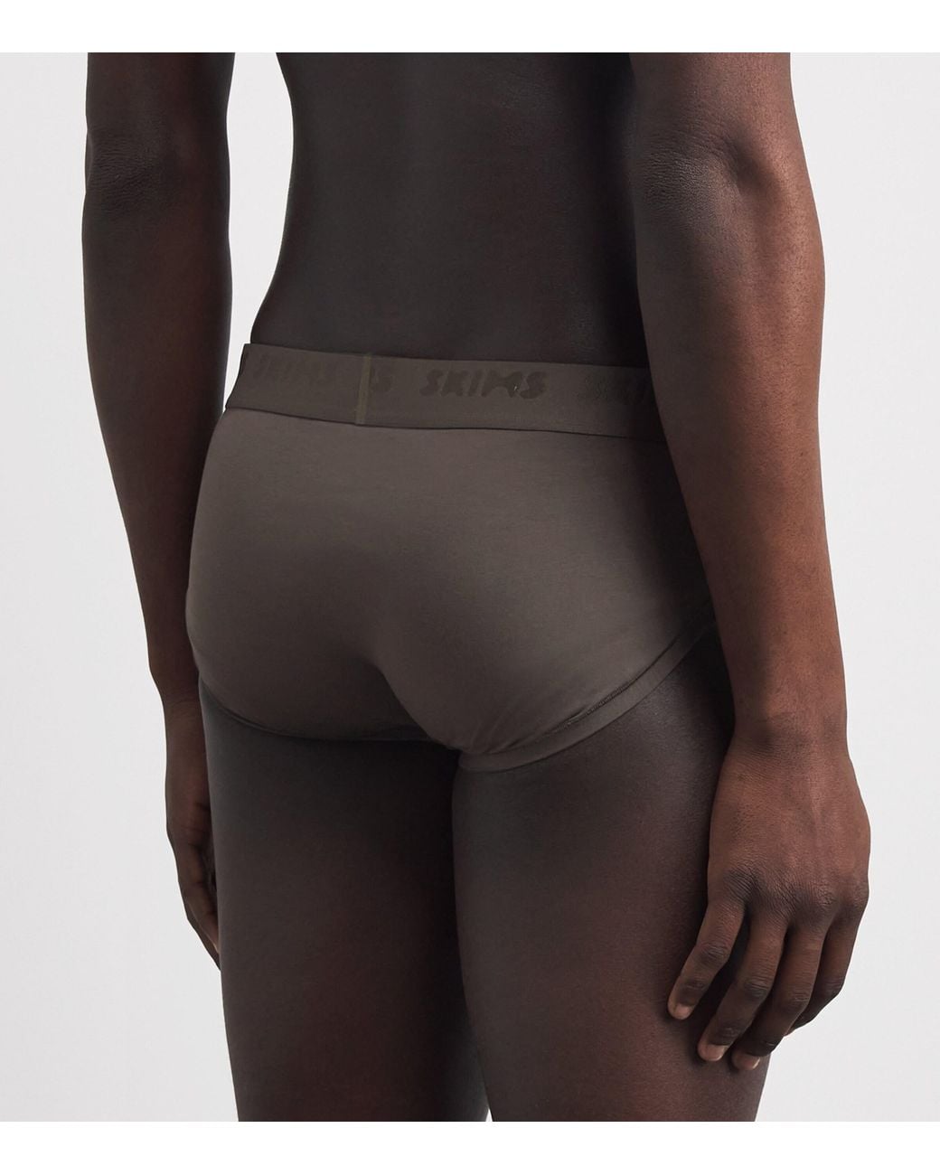 Skims Gray Stretch Briefs for men