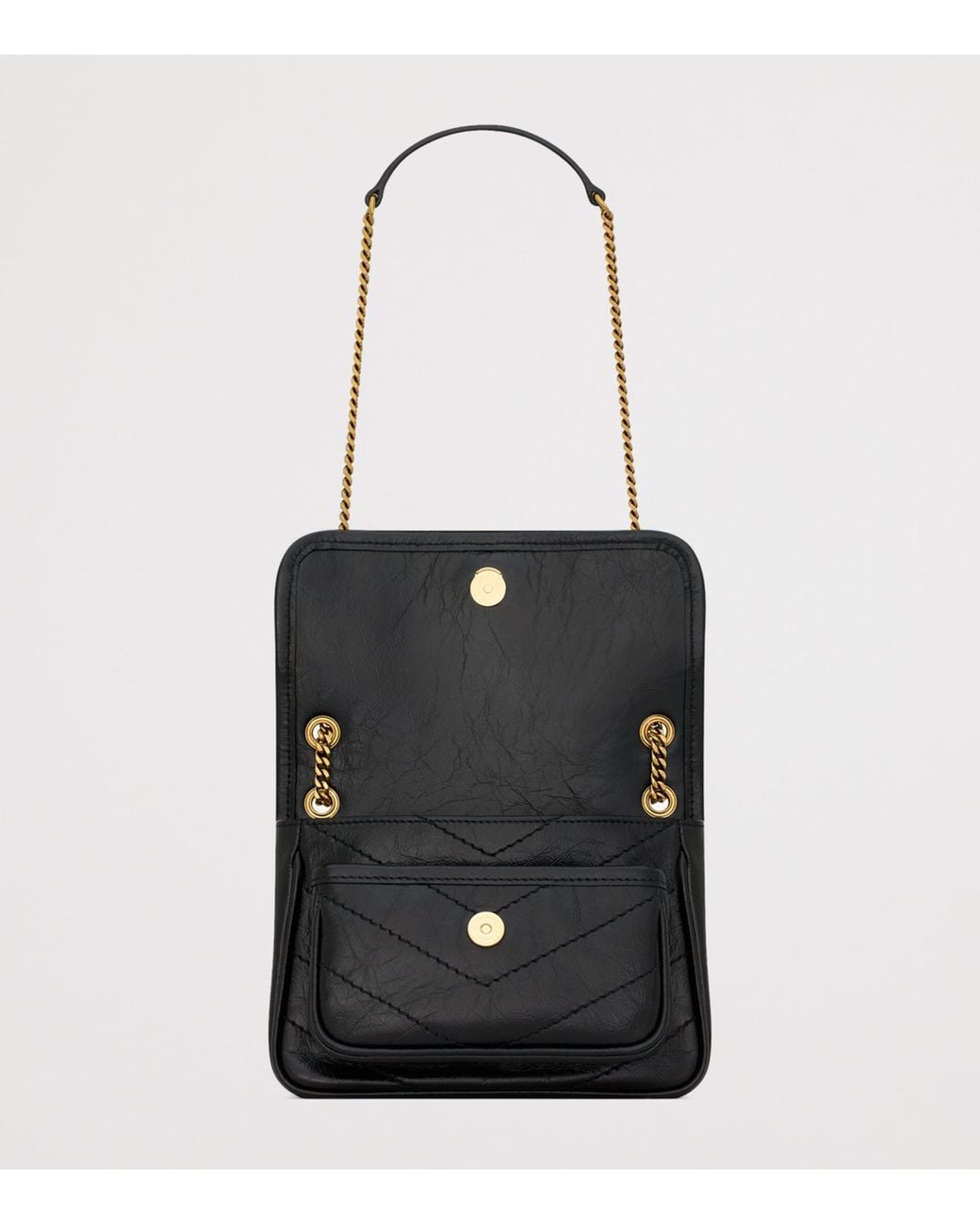 Saint Laurent White Mini Niki Shoulder Bag