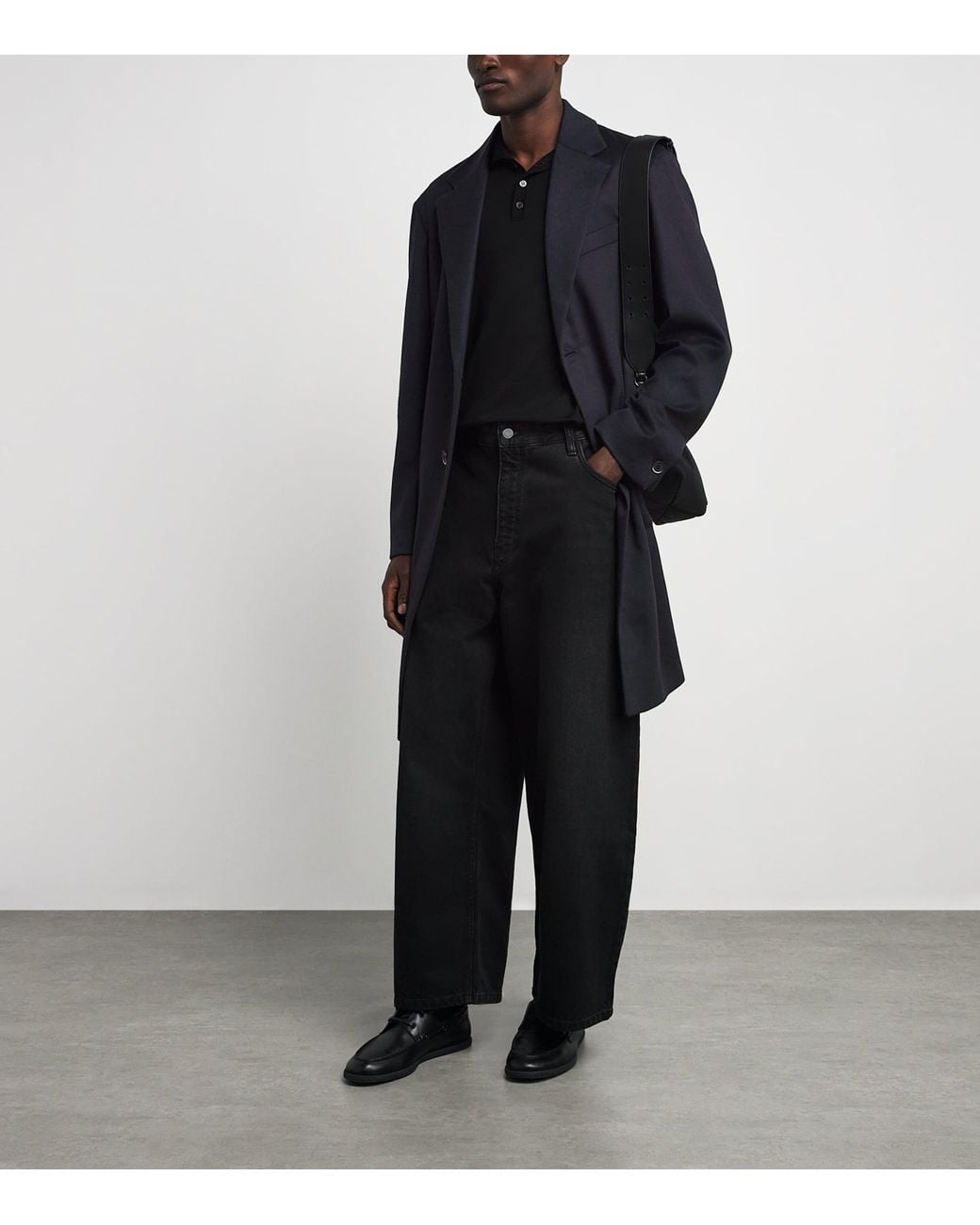 Barena Blue Cashmere Overcoat for men