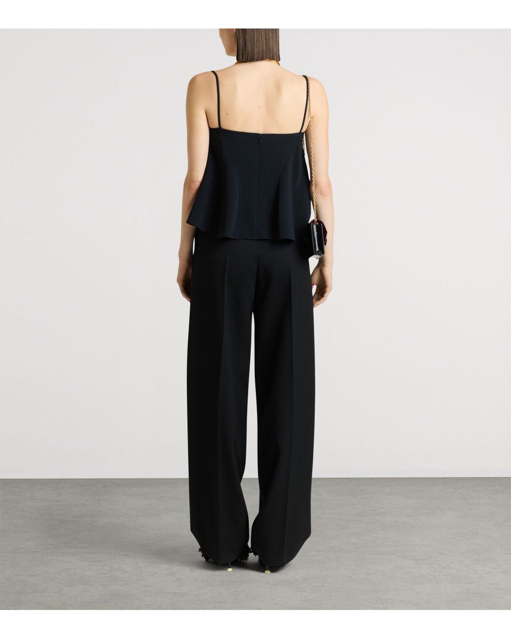 Givenchy Blue Square-Neck Cami Top