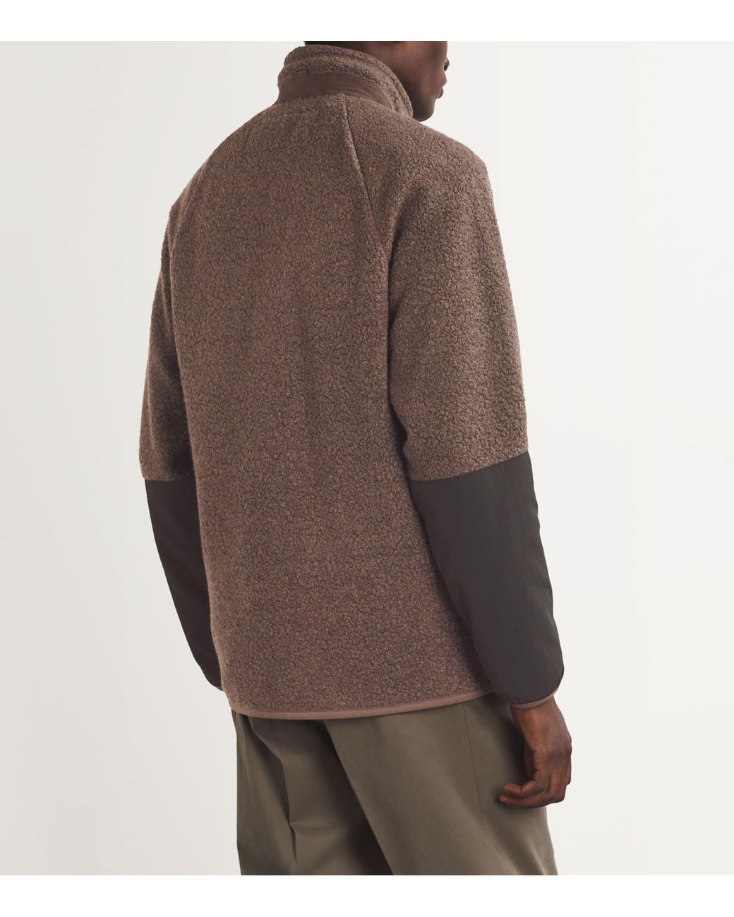 James Purdey & Sons Brown Fleece-Back Jersey Lux Jacket for men