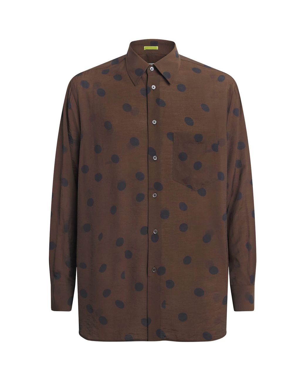 Paul Smith Brown Polka-Dot Shirt for men