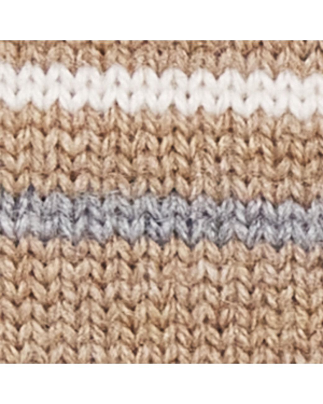 Fusalp Natural Wool Stripe Logo Beanie for men