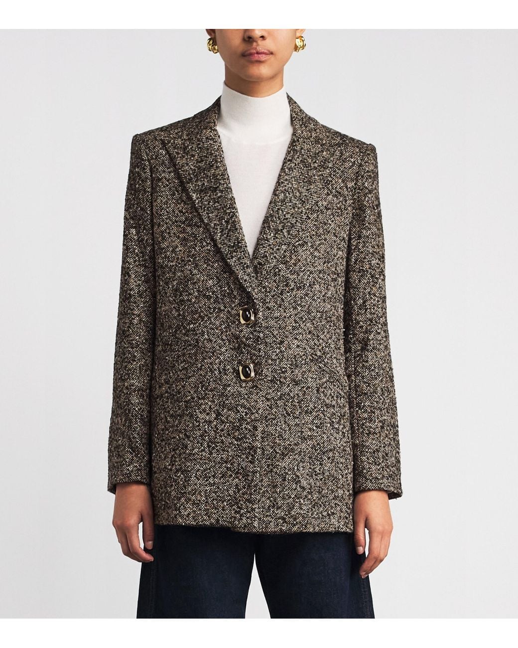 Veronica Beard Brown Tweed Maci Dickey Blazer
