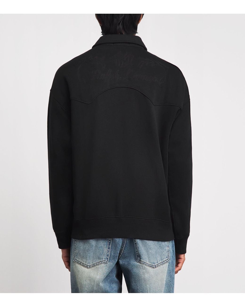 Polo Ralph Lauren Black X Mlb Yankees Quarter-Zip Sweatshirt for men
