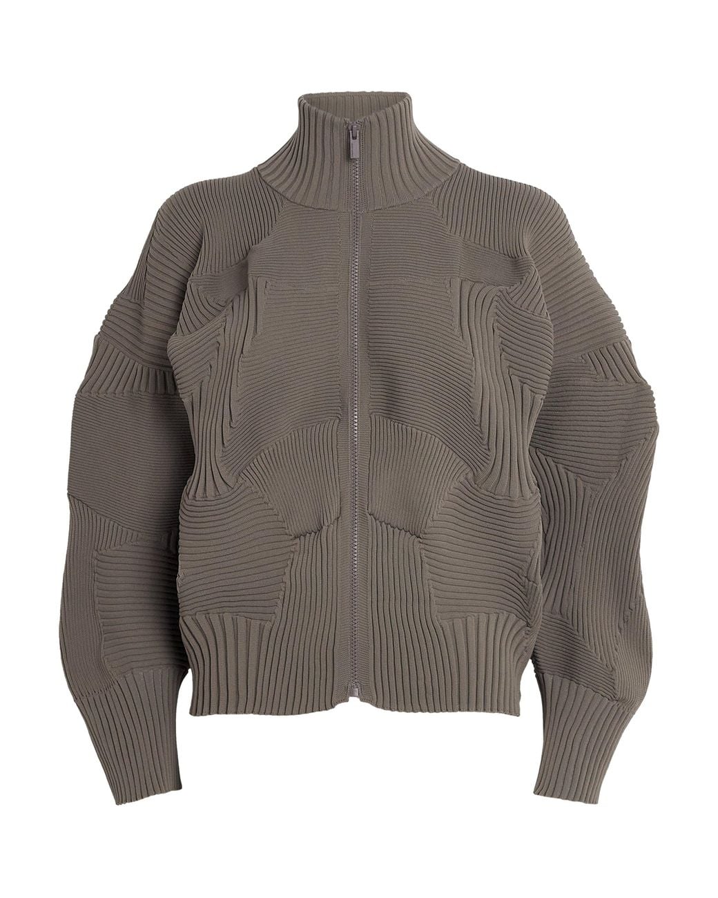 Issey Miyake Gray Kone Kone Knit Jacket