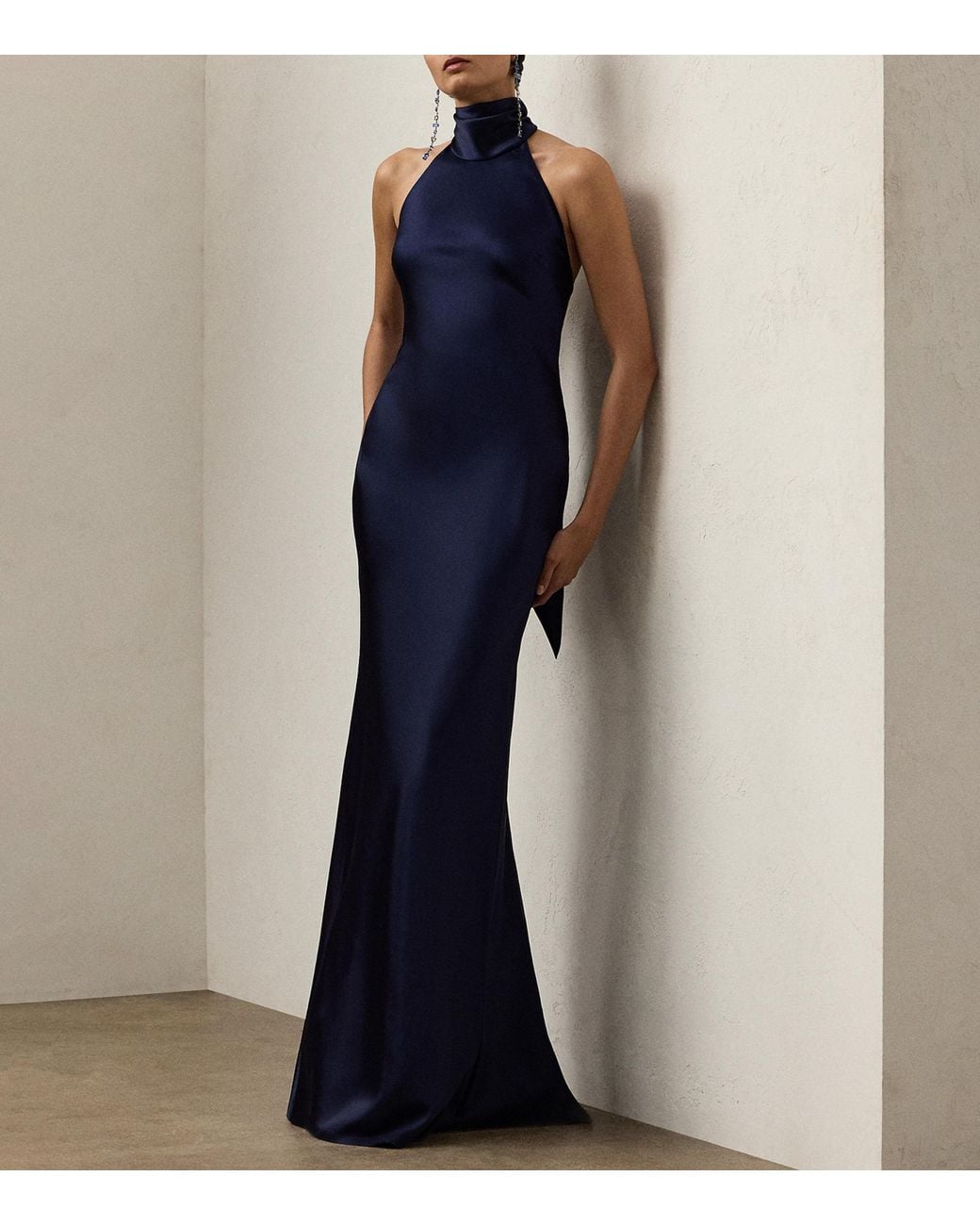 Ralph Lauren Blue Chilton Maxi Dress