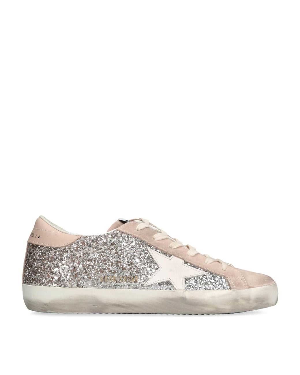 Golden Goose Deluxe Brand Metallic Embellished Super-Star Sneakers