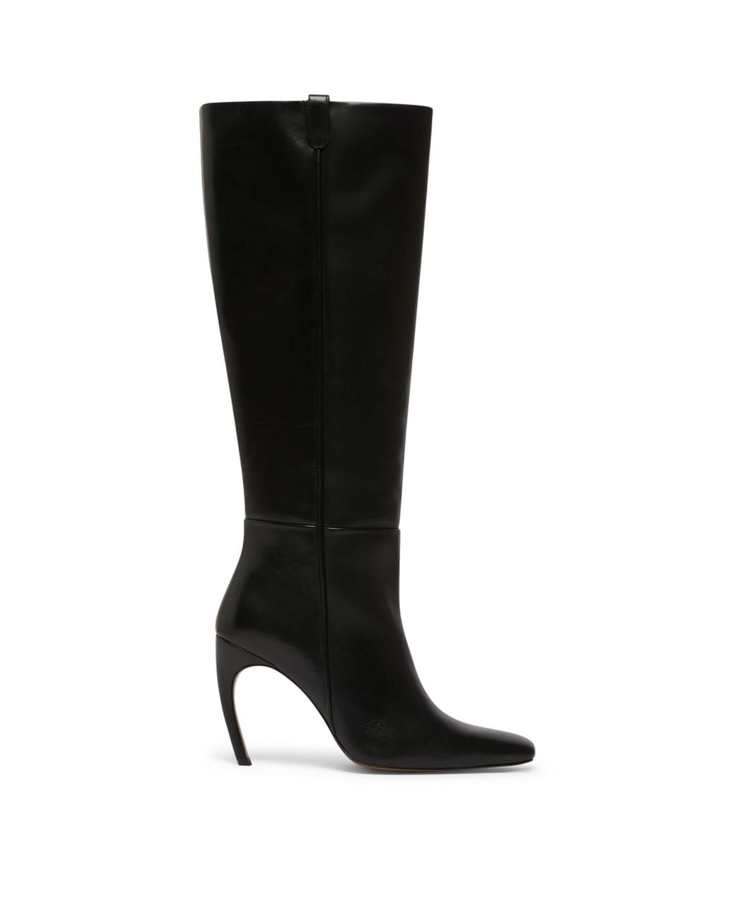 Marella Black X Cora Corré Leather Knee-High Boots