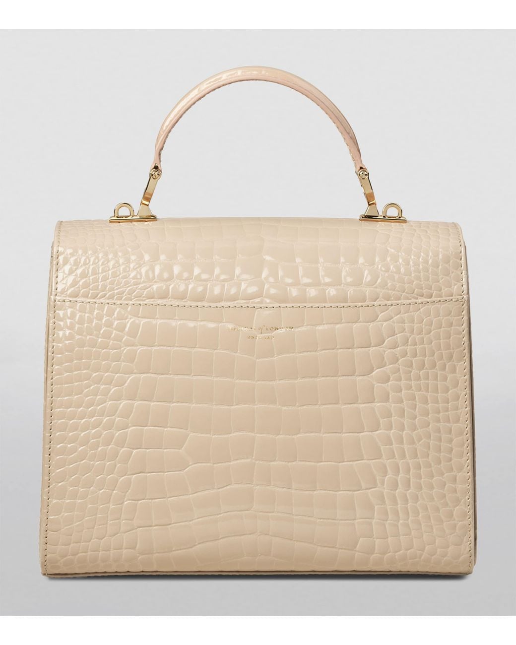 Aspinal Natural Mayfair Top-Handle Bag