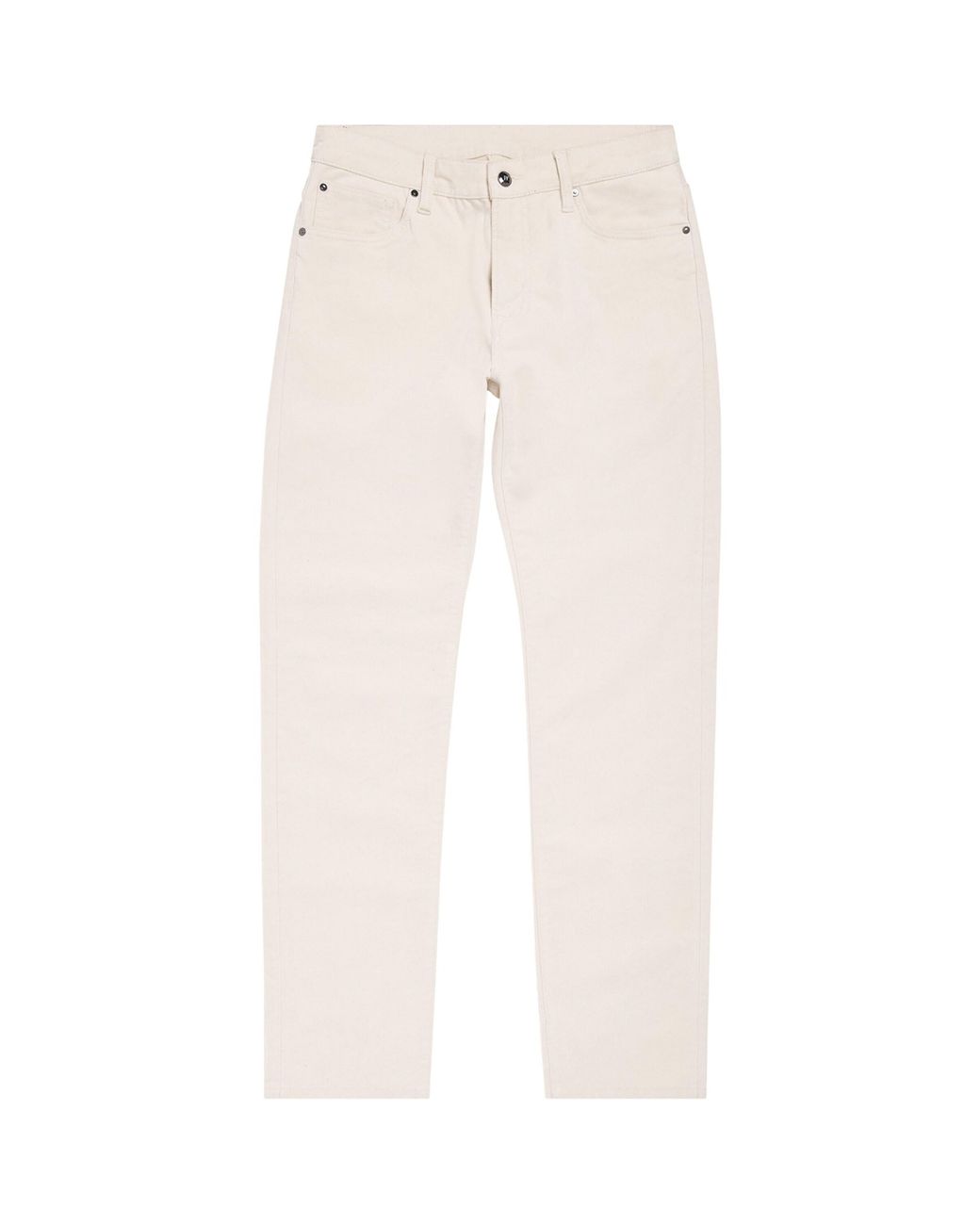Pal Zileri White Straight Jeans for men