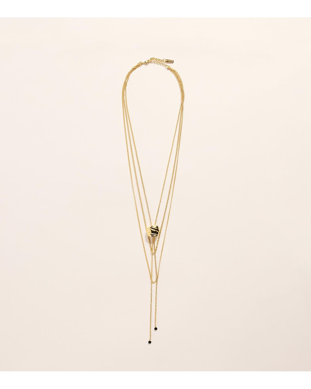 Chloé Natural Sculpted Pendant Necklace