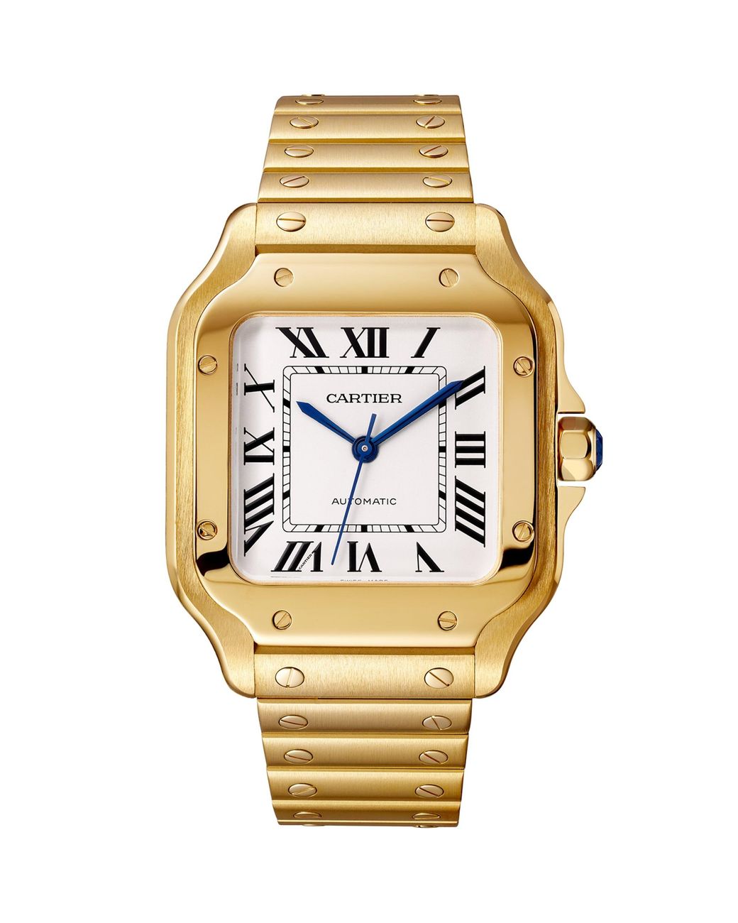 Cartier Metallic Medium Santos De Watch