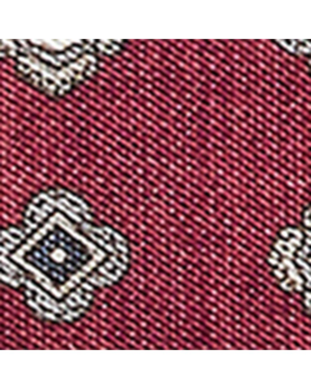 Brunello Cucinelli Purple Silk Medallion Pocket Square for men
